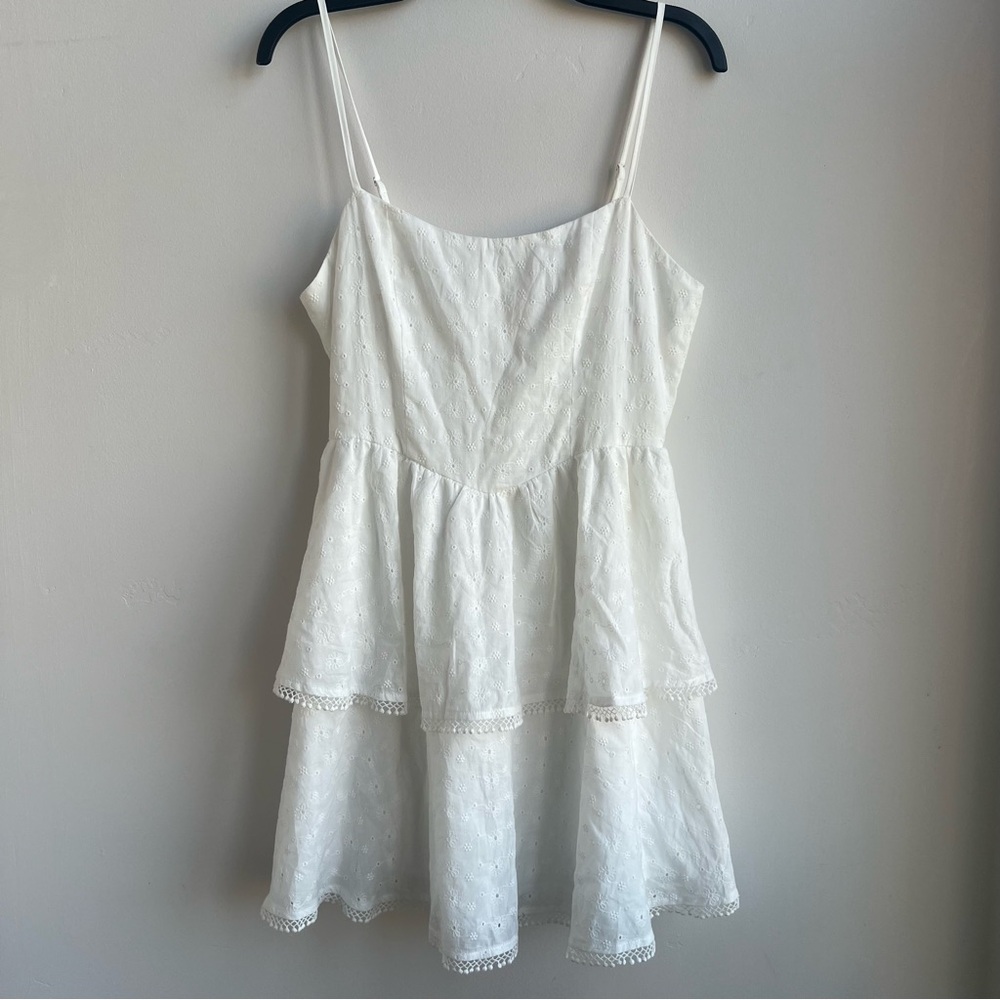 Altard state Georgia embroidered dress in white NWT